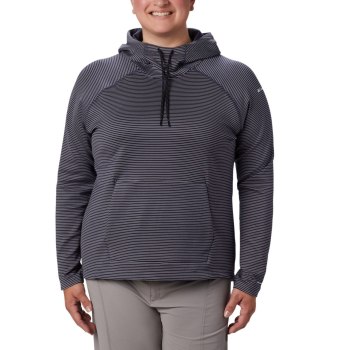 Columbia Bryce Canyon Plus Size, Sudaderas Con Capucha Azul Marino Rayas Para Mujer | 386701-FKC